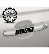 Fiat Kapı Kolu Sport Sticker Yapıştırma 8 Adet