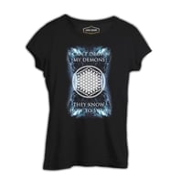 Bring me the Horizon - My Demons Siyah Kadın Tshirt