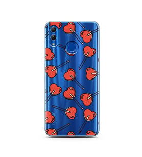 Şeker Tasarımlı Süper Şeffaf Silikon Telefon Kılıfı Huawei Honor 10 Lite