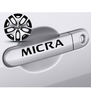 Nissan Micra Kapı Kolu Sport Sticker Yapıştırma 8 Ad
