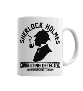 Sherlock Holmes Kupa Bardak Porselen