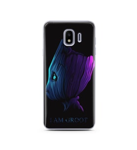 Baby Groot Tasarım Süper Şeffaf Silikon Telefon Kılıfı Samsung J4