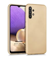 Microsonic Matte Silicone Samsung Galaxy A32 Kılıf Gold