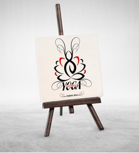 BK Gift Kişiye Özel Mesleki Yoga Eğitmeni Şovaleli Doğal Taş  1