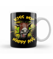Donkey Jackass Kiss My Happy Ass Kupa Bardak Porselen