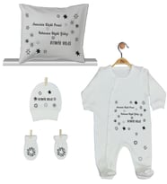 Pia Baby Gl 1950-04 İsme Özel Yastık Tulum Set