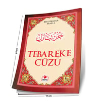 Tebareke Cüzü Orta Boy - Merve Yayınları