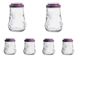 Paşabahçe garden cam kavanoz - erzak kavanozu 6 lı set