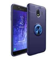 Microsonic Samsung Galaxy J4 Kılıf Kickstand Ring Holder Lacivert