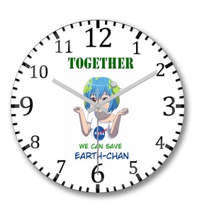 We Can Save Duvar Saati Bombeli Gercek Cam