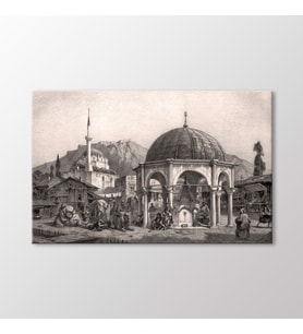 Arty Tablo Develer Hanı Çeşmesi, İzmir Tablo (Karışık)