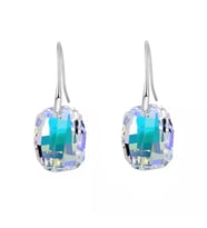 Monemel Swarovski Taşlı Küpe Gümüş (Altın Kaplama) Sevgililer Günü Hediyes