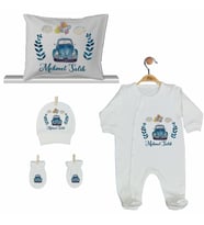 Pia Baby GL 2011 İsme Özel Arabalı Yastık Tulum Set