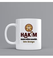 Hakimler İçin Hediye Kupa Bardak Kişiye Özel Hediye Z25