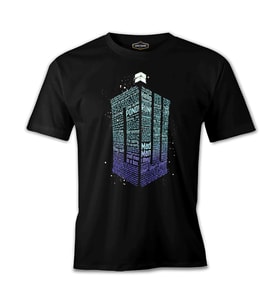 Doctor Who - Bow Ties Siyah Erkek Tshirt