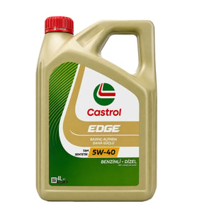 Castrol Edge 5W-40 4 Lt Tam Sentetik Motor Yağı