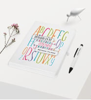 BK Gift Kişiye Özel Dünyanın En İyi Öğretmeni Temalı Beyaz Defter Kalem Hediye Seti - 6