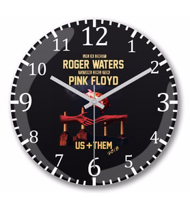 Roger Waters Duvar Saati Bombeli Gercek Cam