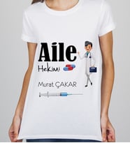 Kişiye Özel Aile Hekimi Tişörtü