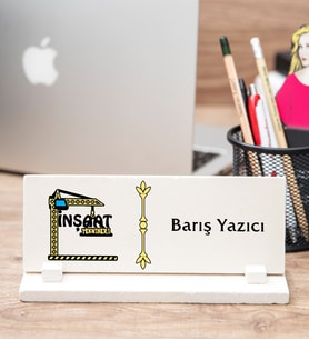 İnşaat Teknikeri Masa İsimliği