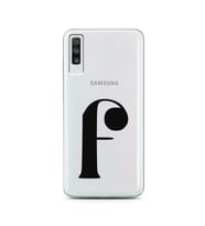 Samsung A70 Harf Tasarımlı Telefon Kılıfı F-Harfi 