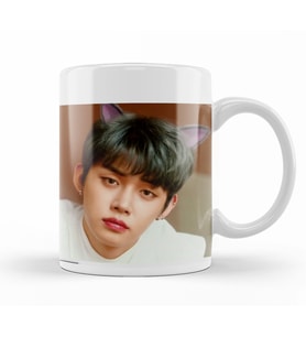 TXT Yeonjun Cat  Dog Kupa Bardak Porselen