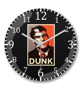 League Of Legends Dunk Duvar Saati Bombeli Gercek Cam