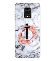 Mermer Tasarım Süper Şeffaf Silikon Telefon Kılıfı Xiomai Redmi Note 9 Pro - Not