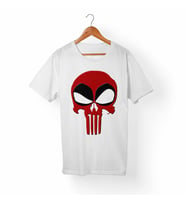 Punisher Beyaz Tişört