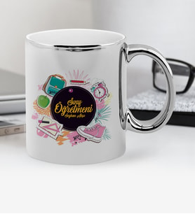 BK Gift Kişiye Özel Sınıf Öğretmeni Krom Kupa Bardak - 4