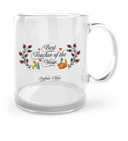 BK Gift Kişiye Özel Yılın En İyi Öğretmeni Cam Kupa Bardak  1