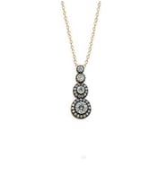 Söğütlü Silver Gümüş rose tria kolye