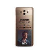 Norm Ender Mp3 Tasarımlı Süper Şeffaf Silikon Telefon Kılıfı Huawei Mate 10 Pro