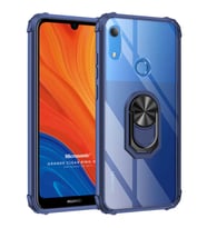 Microsonic Huawei Honor 8A Kılıf Grande Clear Ring Holder Lacivert