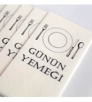 Özel Baskılı Peçete(Günün Yemeği) 25 adet