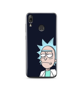 Stranger Tasarım Süper Şeffaf Silikon Telefon Kılıfı Huawei Y7 2019