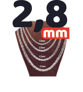 Gümüş Erkek Kolye Yassı Ezme Kral Model 609914700144135