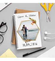 Fotoğraflı - İsimli Defter Kişiye Özel