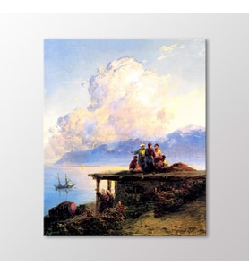Arty Tablo Karadeniz'de Sohbet Eden Türkler, 1898 Tablo (Karışık)