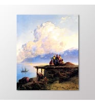Arty Tablo Karadeniz'de Sohbet Eden Türkler, 1898 Tablo (Karışık)