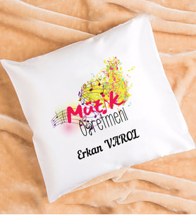 Müzik Öğretmeni Yastık