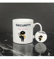 Securutiy Kupa Bardak ve Anahtarlık Set