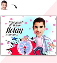 BK Gift Kişiye Özel Bay Elektrik Mühendisi Karikatür Baskılı Yaş Pasta İçin Yenilebilir Şekerli Kağıt  1(Sadece Kağıt)