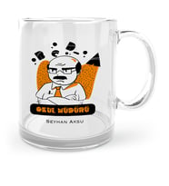 BK Gift Kişiye Özel Okul Müdürü Cam Kupa Bardak  2