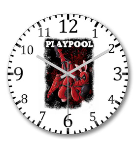 Playpool Duvar Saati Bombeli Gercek Cam