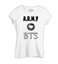 BTS - Love Army Beyaz Kadın Tshirt