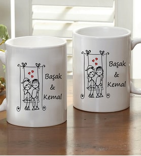Kişiye Özel Salıncak Kupa Bardak