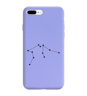 Kova Burcu (Aquario) Yıldız Haritası Tasarımlı Kılıf iPhone 8 Plus