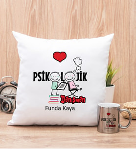 Psikolojik Danışman Yastık ve Silver Kupa Bardak