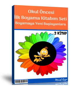 Okul Öncesi İlk Boyama Kitabım Seti (2 Kitap)